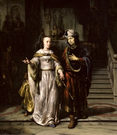 安东尼和克利奥帕特拉，1669年 作者 Gerbrand van den Eeckhout